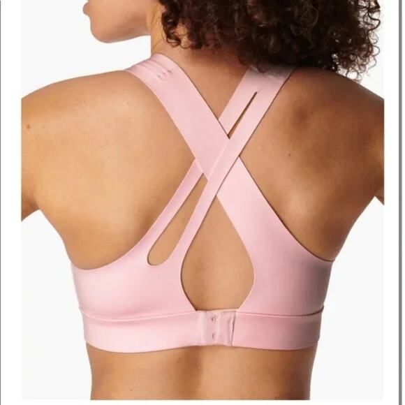 Sweaty Betty London All Train Strappy Back Pink Sports Bra Size 36A - Picture 6 of 6